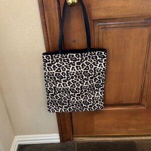 Leopard Print Tote Bag by Calvin Klein